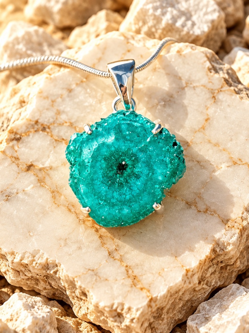NEW! Mediterranean Quartz Stalactite Necklace